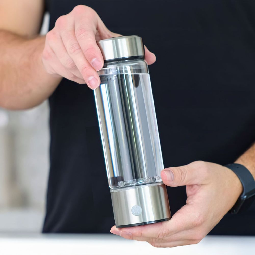 Bouteille d'eau hydrogénée pour Détox - Hydratation Antioxydante et Énergie Boostée