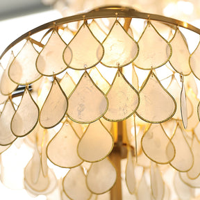Lampe de Bureau en Coquillage - Éclairage Élégant et Ambiance Chaleureuse