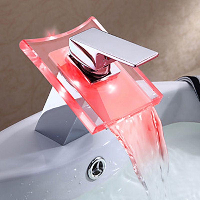 Robinet Mélangeur LED pour Lavabo - Design Moderne avec Éclairage Intégré
