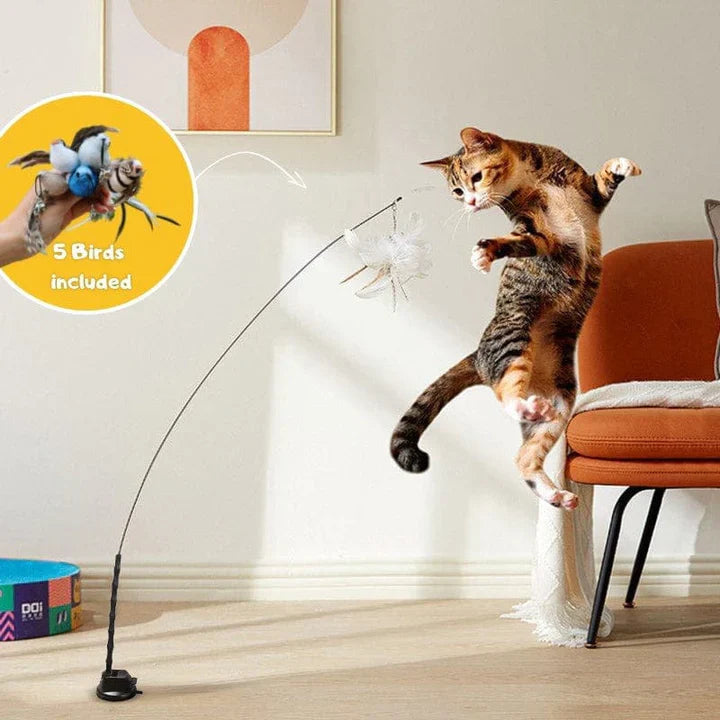 Jouet Interactif pour Chats - Mouvements Réalistes et Sûrs
