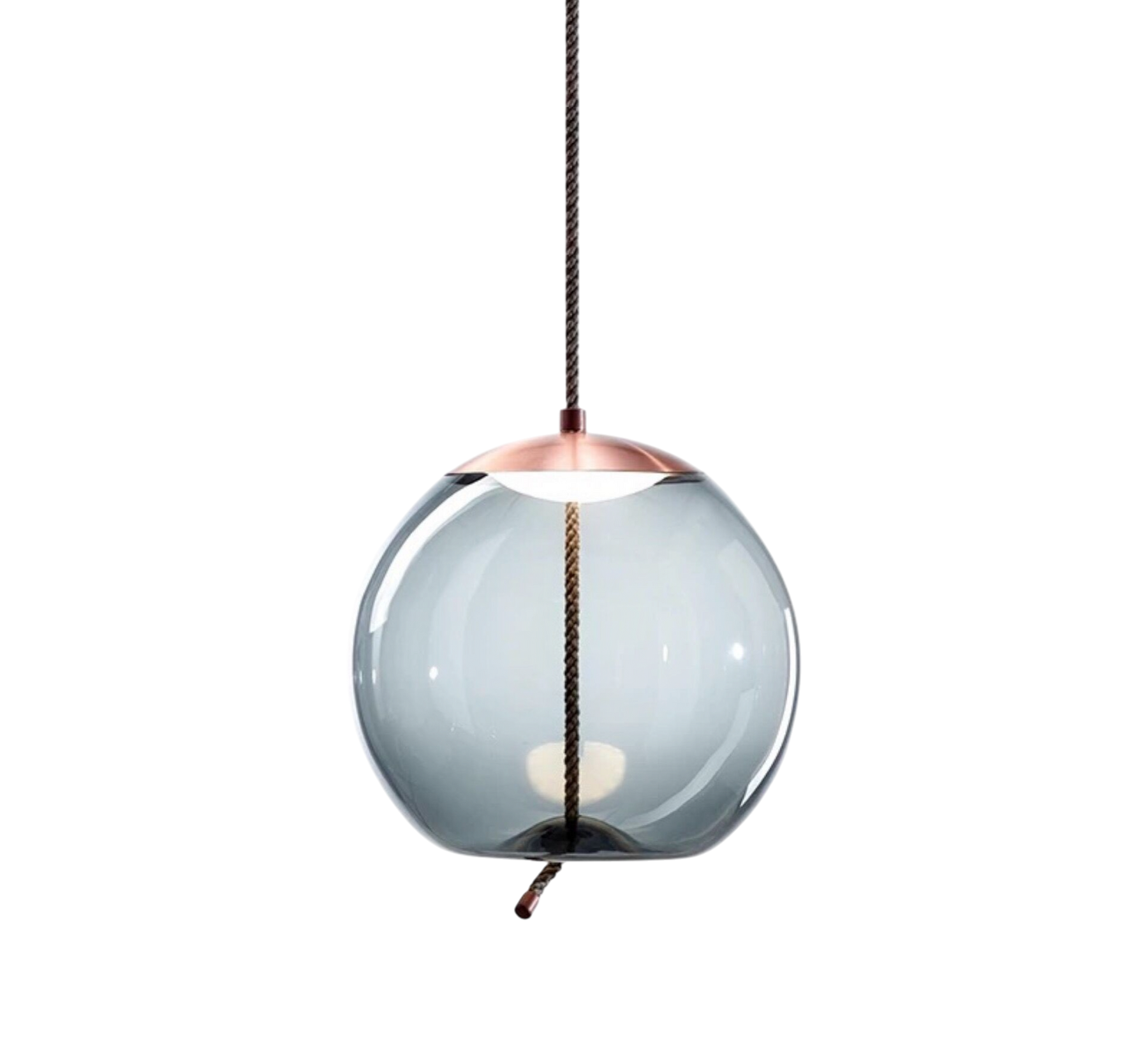 Lampe Suspendue en Or Rose - Élégance et Style Contemporain