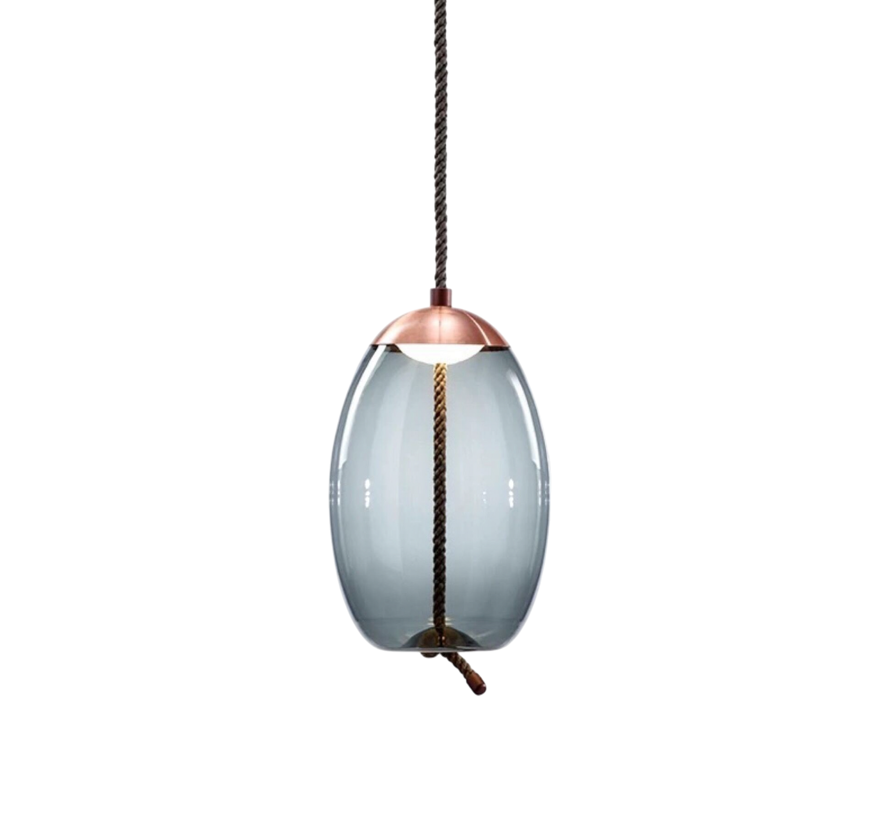 Lampe Suspendue en Or Rose - Élégance et Style Contemporain