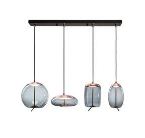 Lampe Suspendue en Or Rose - Élégance et Style Contemporain