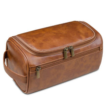 Trousse de Toilette en Cuir pour Hommes - Élégante et Pratique pour Voyager