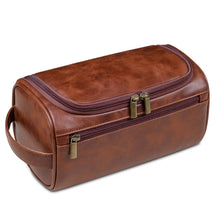 Trousse de Toilette en Cuir pour Hommes - Élégante et Pratique pour Voyager