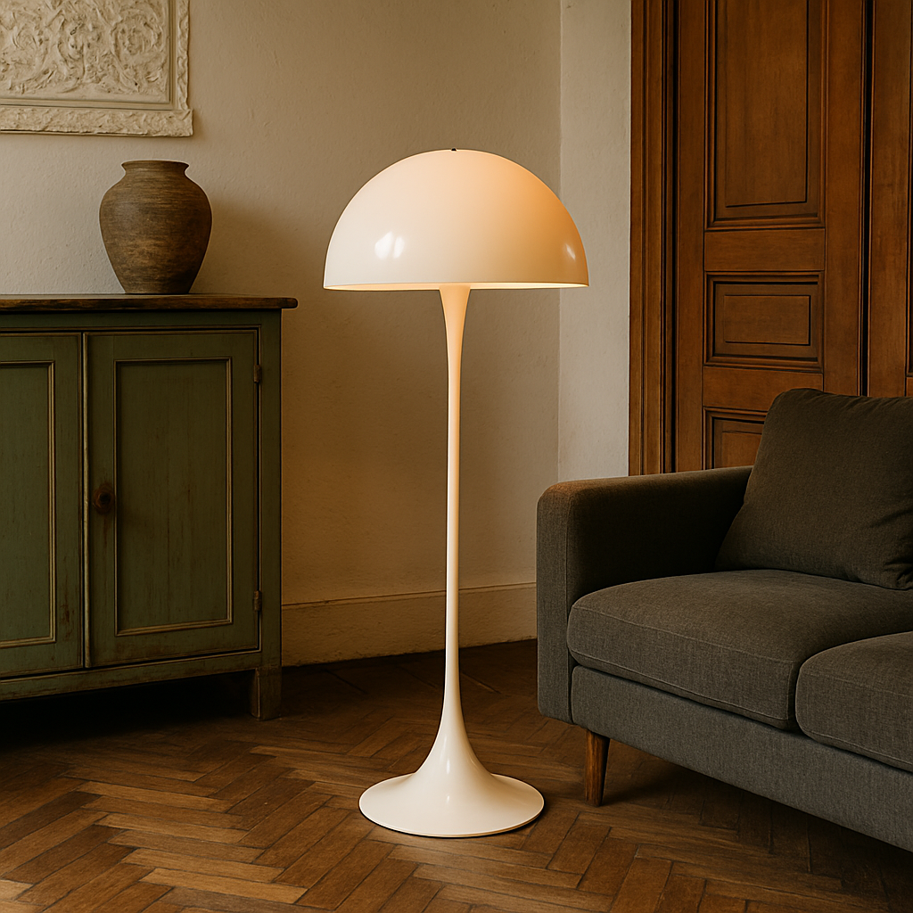 Lampe sur Pied Champignon - Design Contemporain et Chaleureux