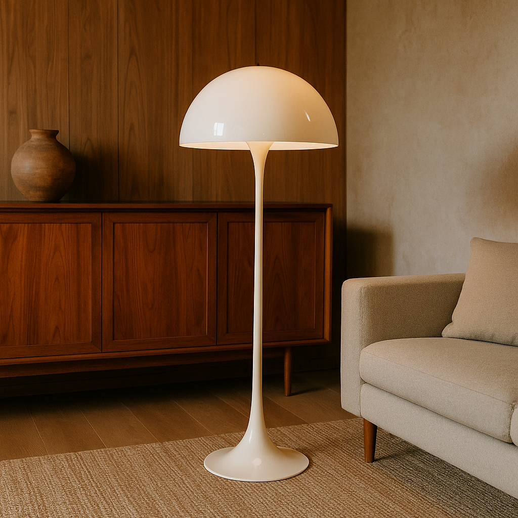 Lampe sur Pied Champignon - Design Contemporain et Chaleureux