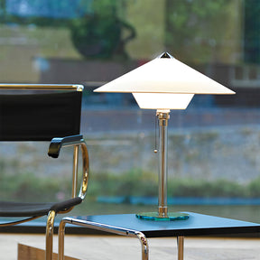 Lampe de Table Minimaliste Bauhaus - Élégance Intemporelle et Éclairage Doux