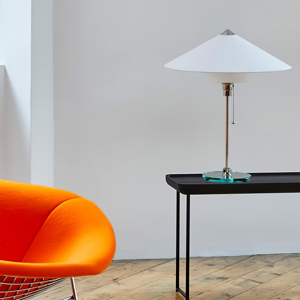 Lampe de Table Minimaliste Bauhaus - Élégance Intemporelle et Éclairage Doux