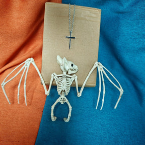 Décoration Murale Gothique Halloween - Squelette Chauve-souris Réutilisable et Durable