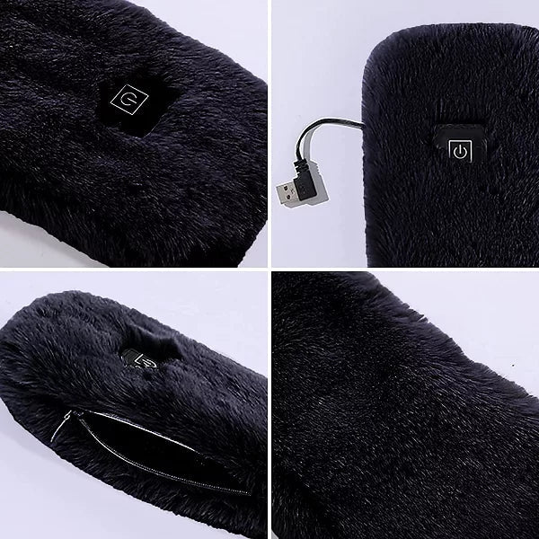 Écharpe Chauffante en Fleece Doux - Confort et Chaleur Personnalisés pour l'Hiver