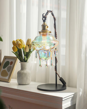 Lampe de Table en Résine - Design Organique et Éthéré
