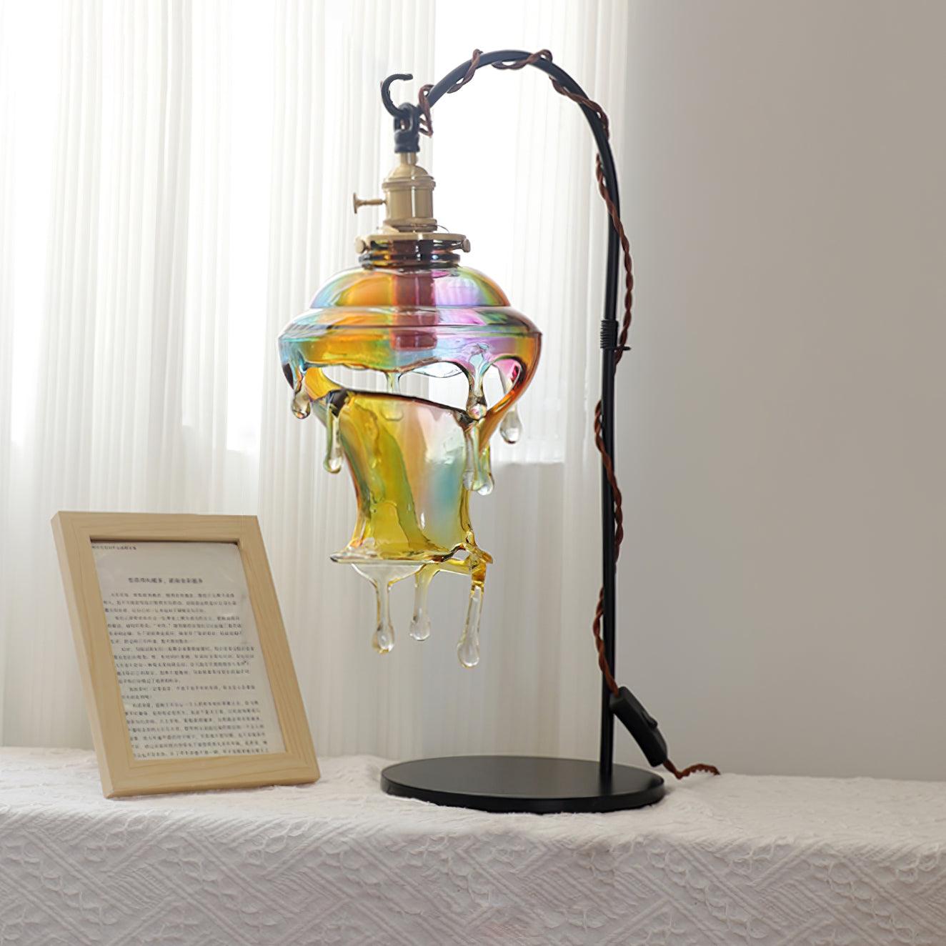 Lampe de Table en Résine - Design Organique et Éthéré