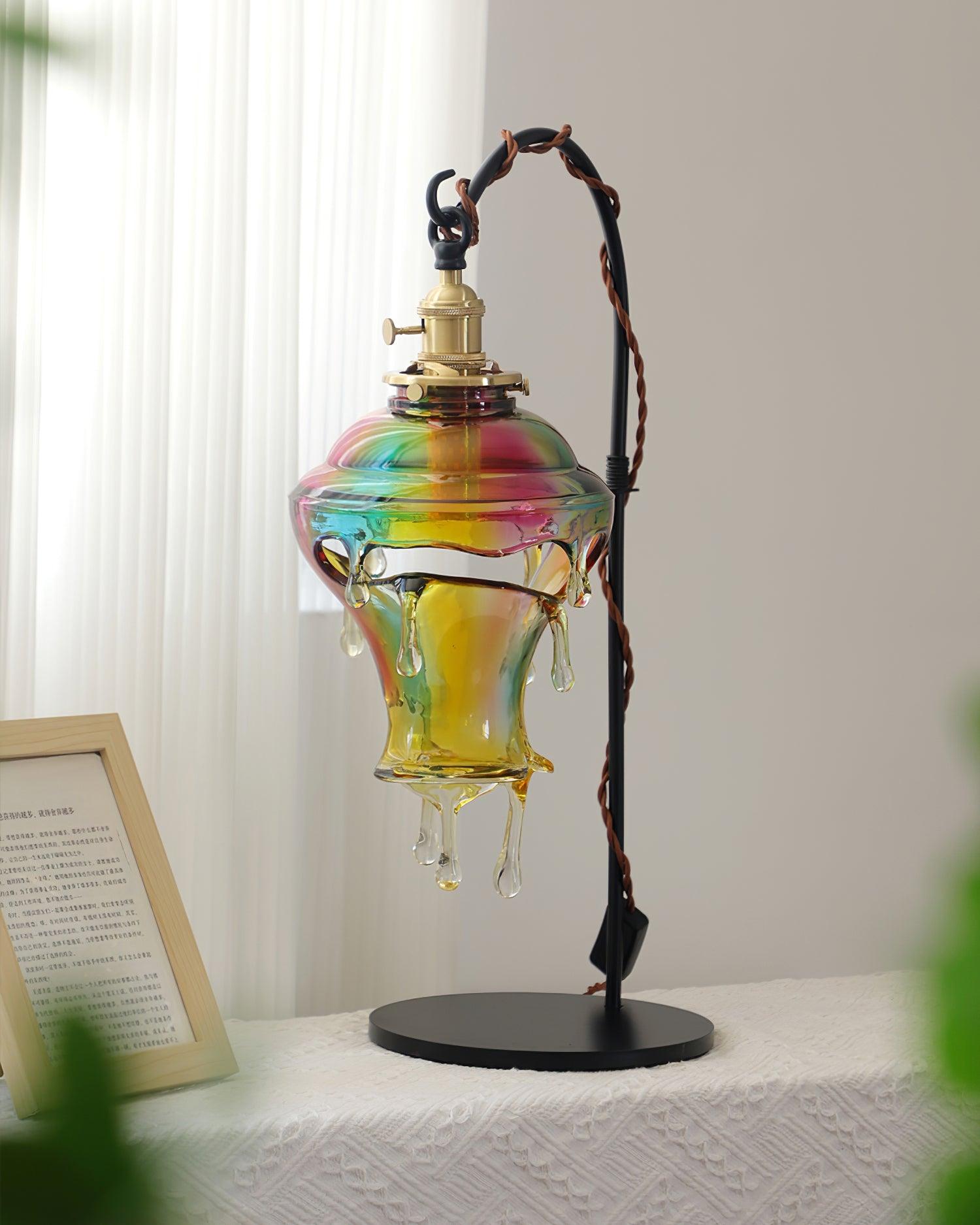 Lampe de Table en Résine - Design Organique et Éthéré