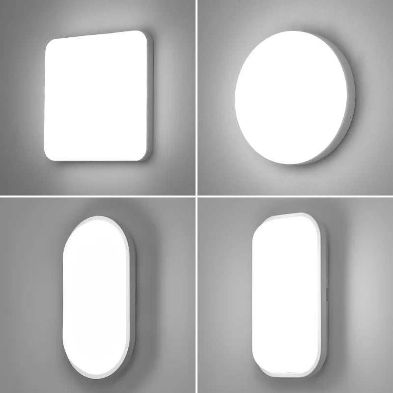Plafonnier LED Étanche pour Salle de Bain - Résistant à l'Humidité et Énergétiquement Efficace