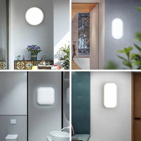 Plafonnier LED Étanche pour Salle de Bain - Résistant à l'Humidité et Énergétiquement Efficace