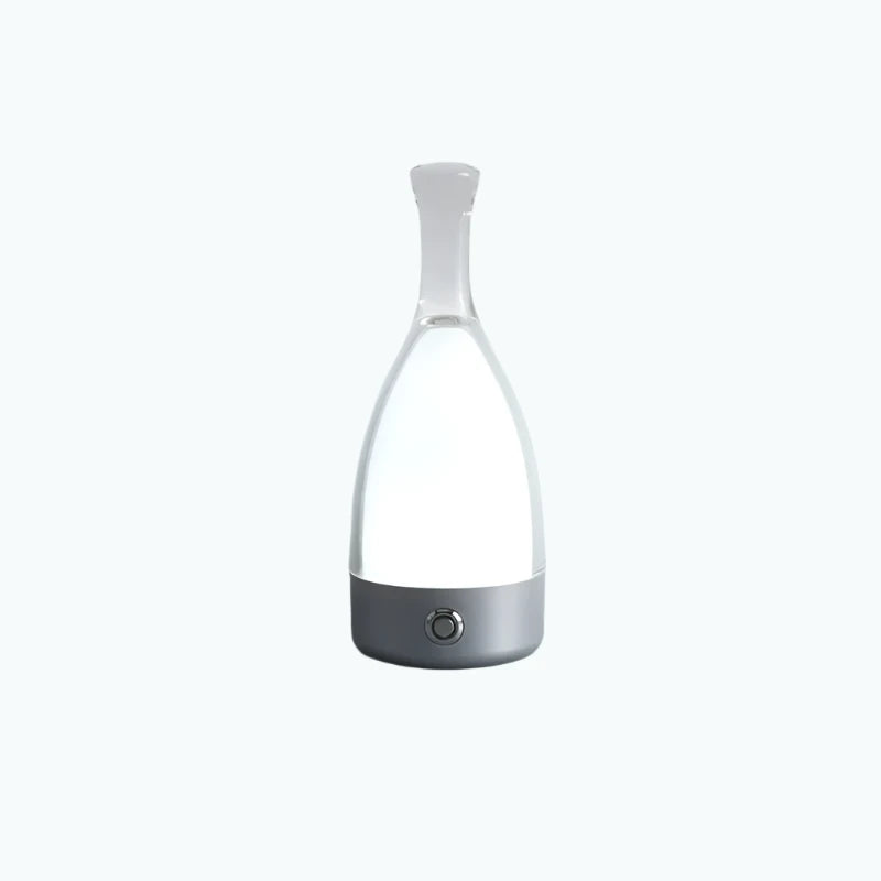 Lampe de Table en Bouteille de Vin - Éclairage Dimmable et Ambiance Chaleureuse