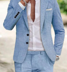 Costume en Lin Léger pour Homme - Élégance et Confort pour Occasions Formelles