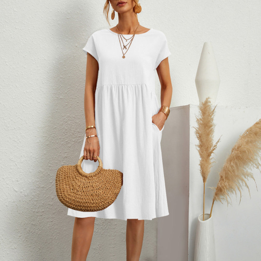 Robe d'Été Élégante pour Femmes - Polyester Écologique et Confort Optimal
