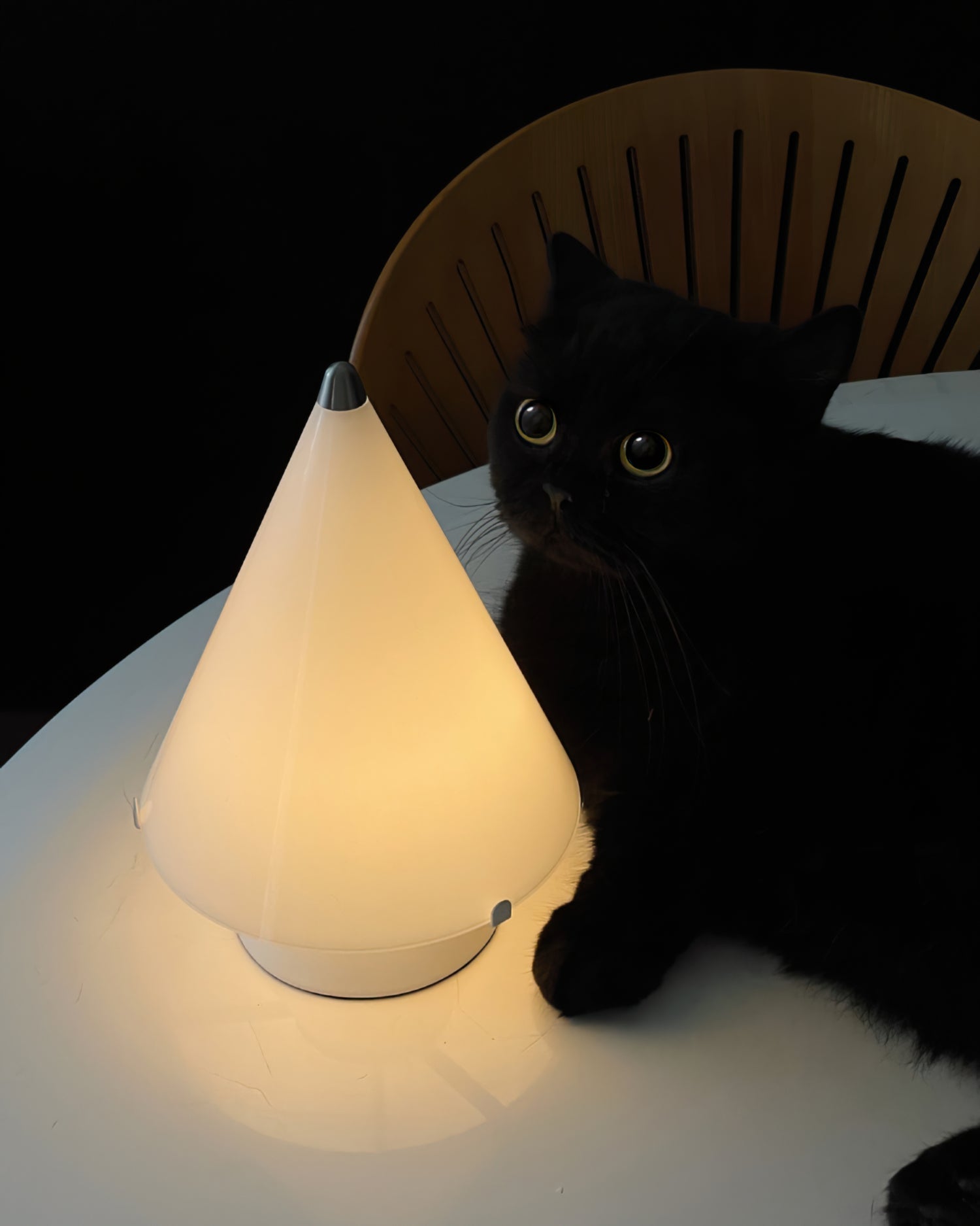 Lampe de Table Moderne en Métal - Éclairage Uniforme et Design Élégant