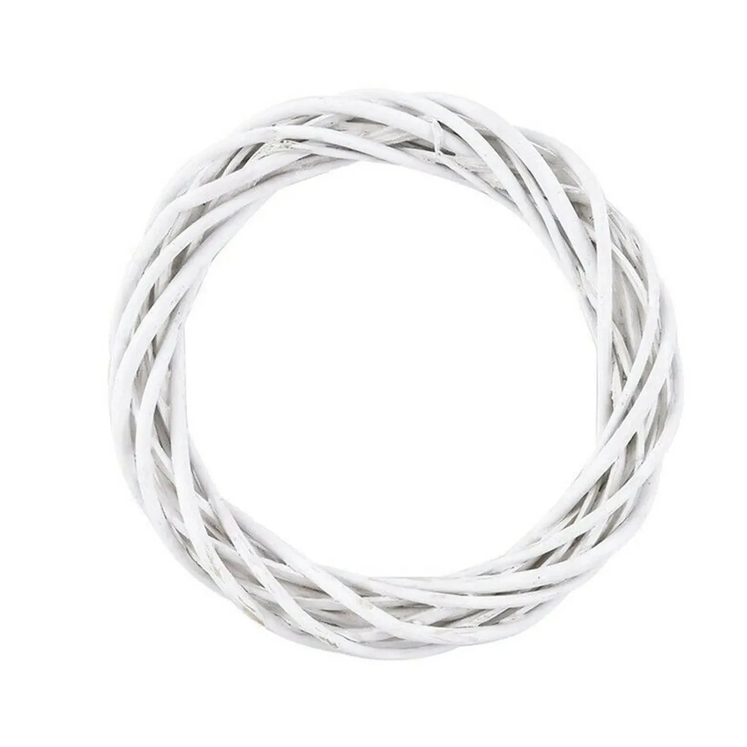 Couronne de Noël en Rotin - Décoration Élégante et Polyvalente