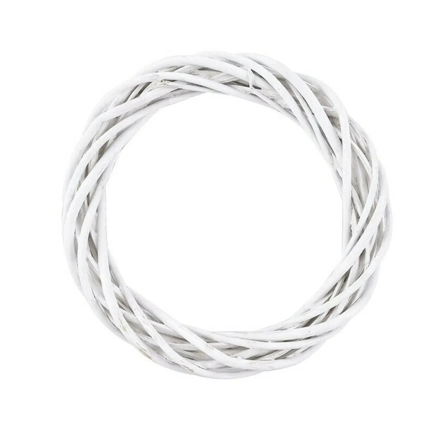 Couronne de Noël en Rotin - Décoration Élégante et Polyvalente