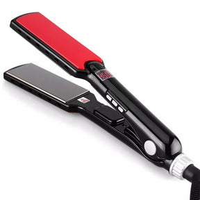 Fer à Lisser Professionnel Haute Température - Idéal pour Cheveux Épais et Bouclés