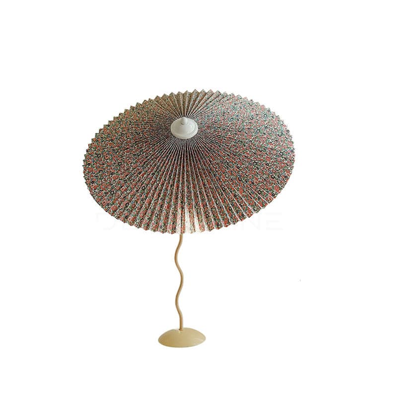 Lampe de Table Élégante - Abat-Jour Plissé et Fini à la Main