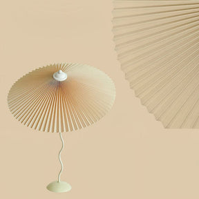 Lampe de Table Élégante - Abat-Jour Plissé et Fini à la Main