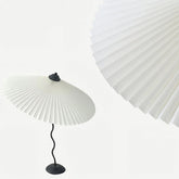 Lampe de Table Élégante - Abat-Jour Plissé et Fini à la Main
