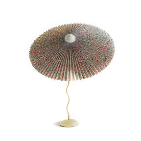 Lampe de Table Élégante - Abat-Jour Plissé et Fini à la Main