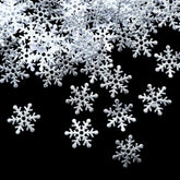 Décorations de Sapin de Noël Flocons - Ensemble de 300 Ornements Scintillants