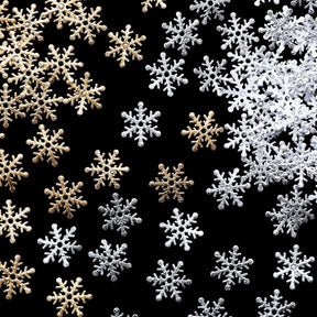 Décorations de Sapin de Noël Flocons - Ensemble de 300 Ornements Scintillants