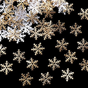 Décorations de Sapin de Noël Flocons - Ensemble de 300 Ornements Scintillants