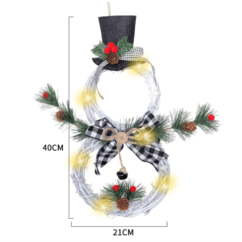 Bonhomme de Neige Décoratif - Charmant Accessoire Hivernal Festif