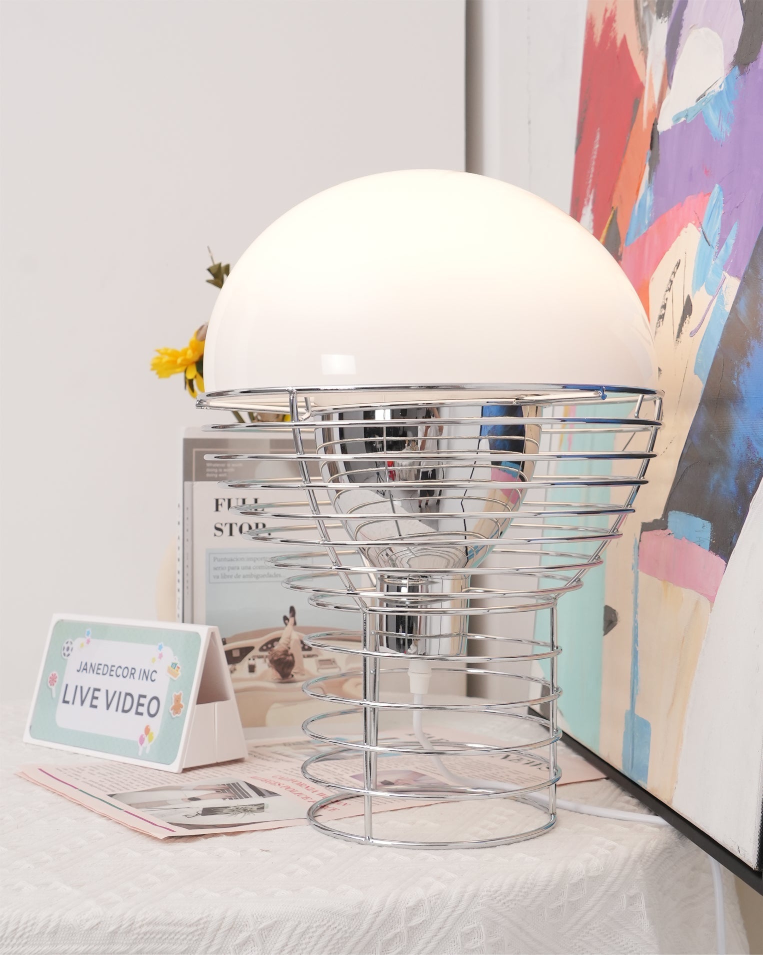 Lampe de Bureau Minimaliste en Métal - Design Audacieux et Polyvalent