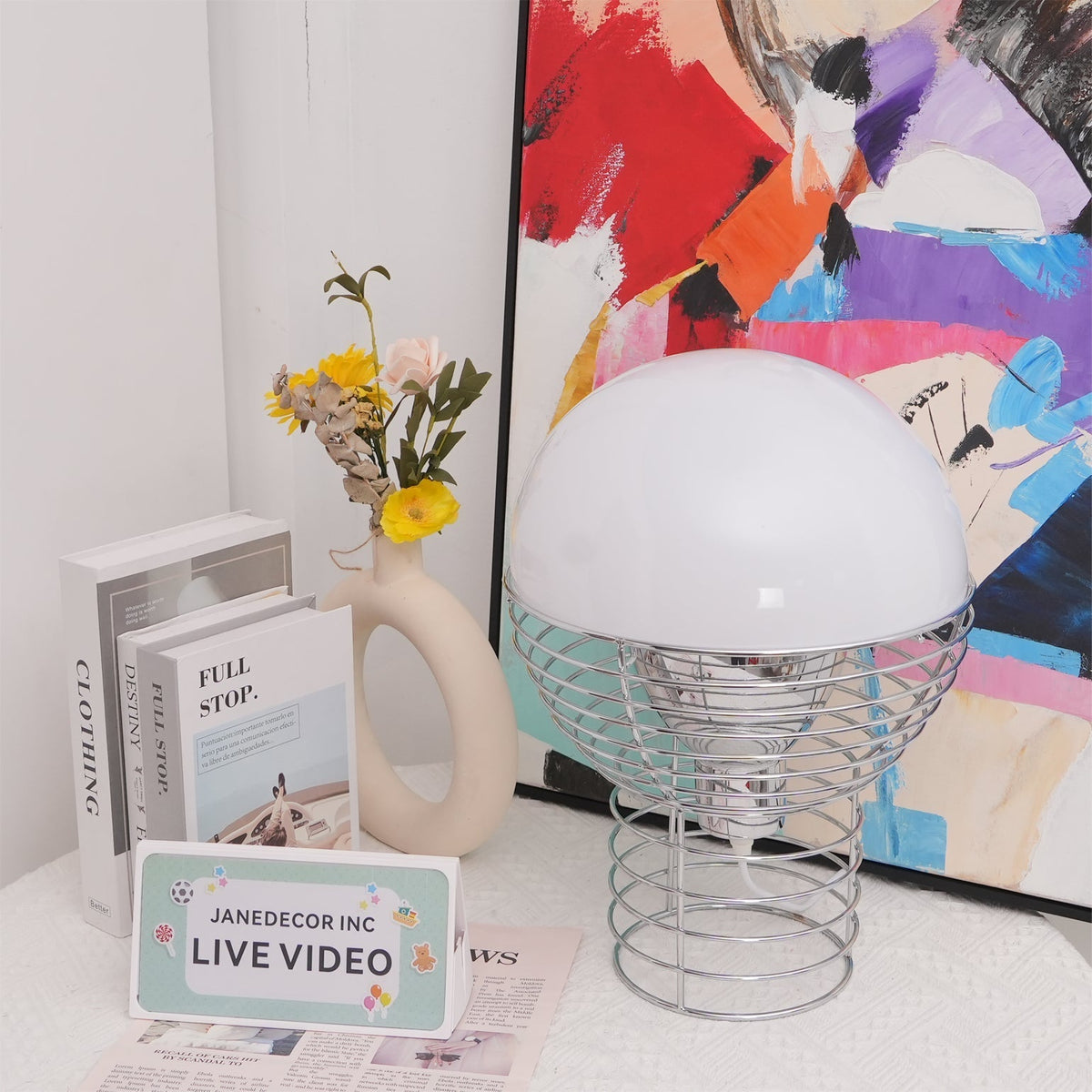 Lampe de Bureau Minimaliste en Métal - Design Audacieux et Polyvalent