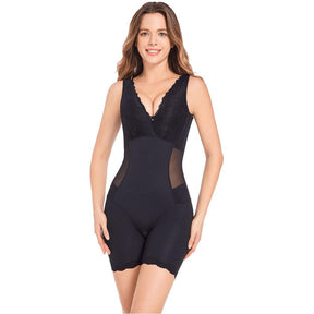 Body Shapewear Élégant en Dentelle - Soutien Postpartum et Confort Optimal