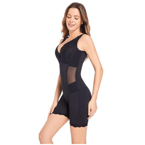 Body Shapewear Élégant en Dentelle - Soutien Postpartum et Confort Optimal