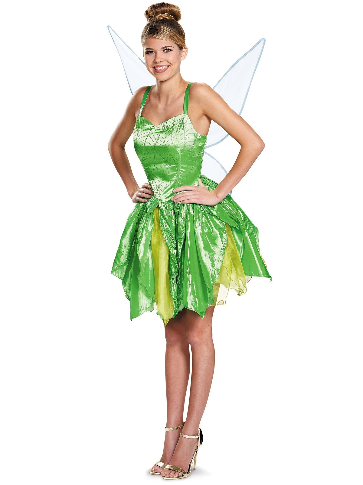 Costume de Fée pour Femme - Robe Mini Pailletée avec Ailes