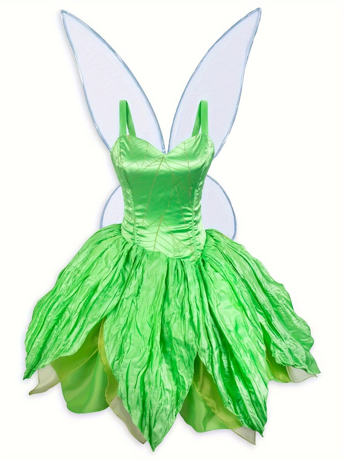 Costume de Fée pour Femme - Robe Mini Pailletée avec Ailes
