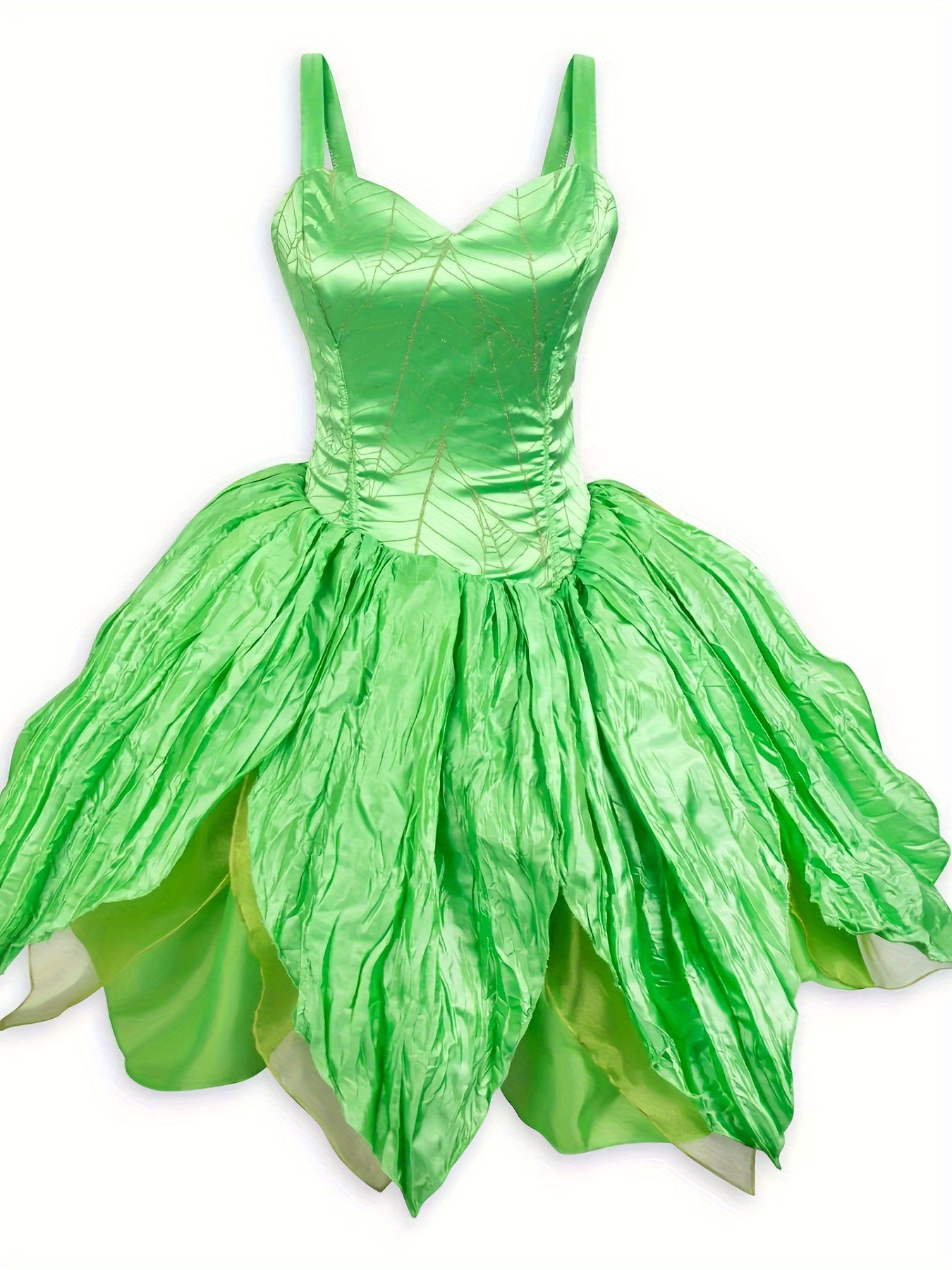 Costume de Fée pour Femme - Robe Mini Pailletée avec Ailes