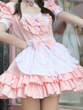 Robe de Cosplay Grande Taille - Style Mignon avec Volants et Tablier