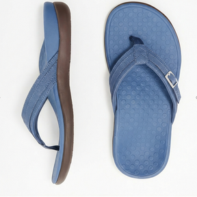 Tongs en caoutchouc réglables femme soutien voûte plantaire rembourré été