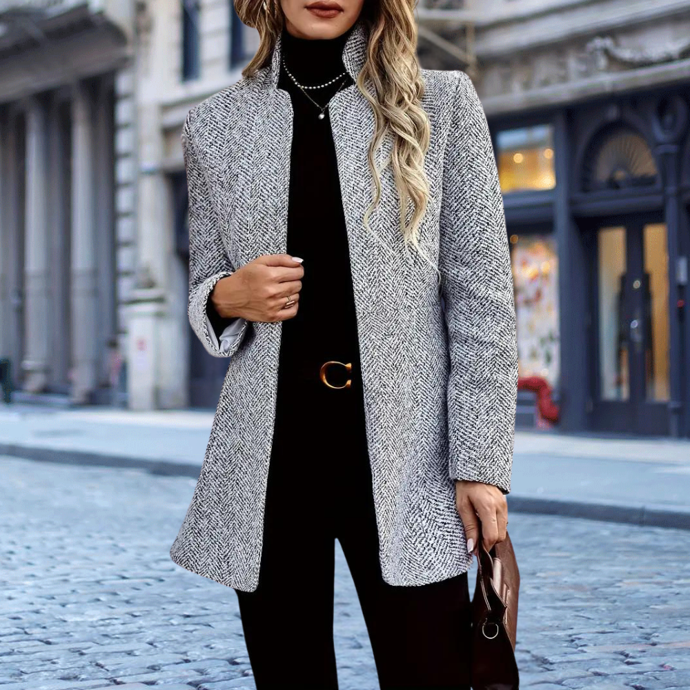 Manteau Long Femme Élégant - Chaud et Polyvalent pour l'Hiver