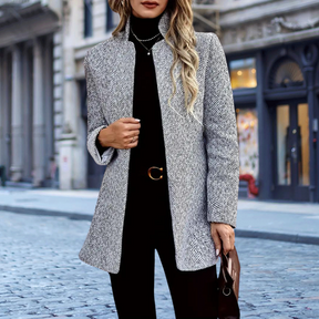 Manteau Long Femme Élégant - Chaud et Polyvalent pour l'Hiver