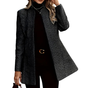 Manteau Long Femme Élégant - Chaud et Polyvalent pour l'Hiver