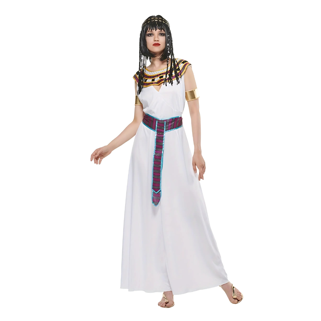 Costume Cléopâtre pour Femmes - Robe Maxi Élégante et Confortable