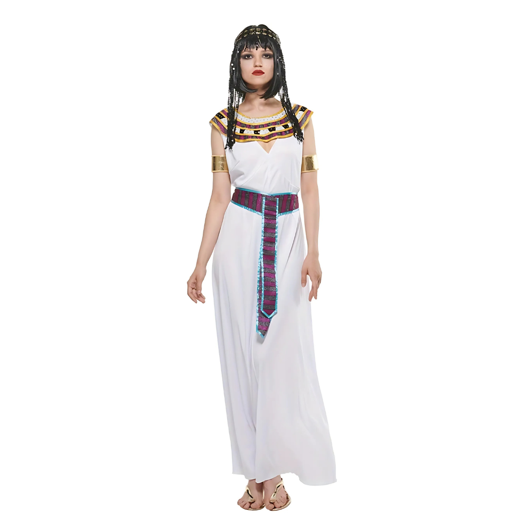 Costume Cléopâtre pour Femmes - Robe Maxi Élégante et Confortable