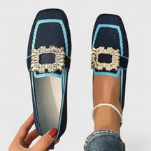 Mocassins cuir coussinés femme semelle orthopédique confort élégant